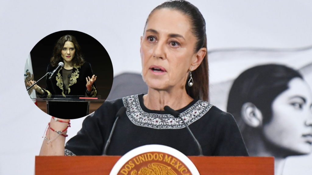 Sheinbaum cuestiona visita de Díaz Ayuso