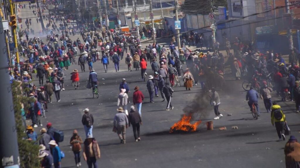 Tensión en Bolivia: protestas contra presidente