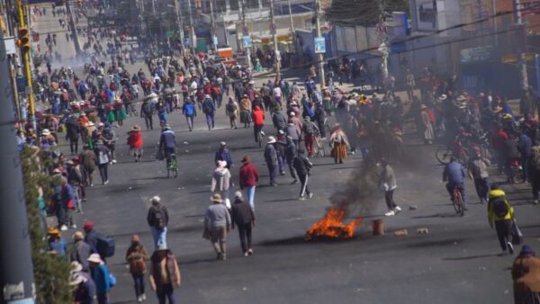 Tensión en Bolivia: protestas contra presidente