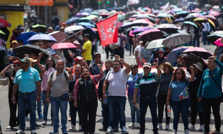 CNTE se moviliza este lunes en CDMX