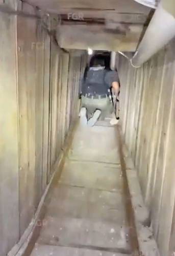 Descubren túnel