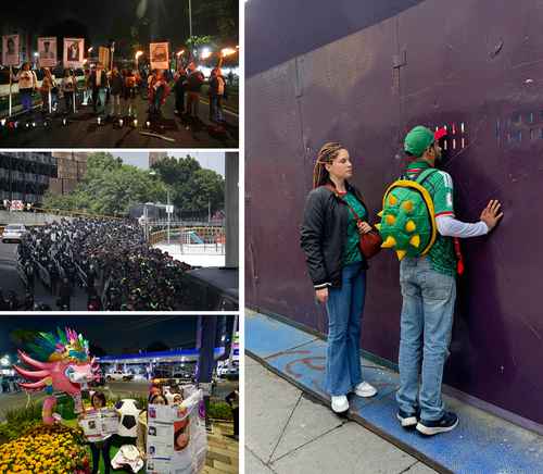 La CDMX, entre la fiesta y la protesta