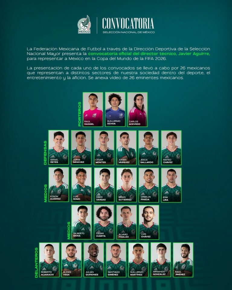 México ya tiene a sus guerreros