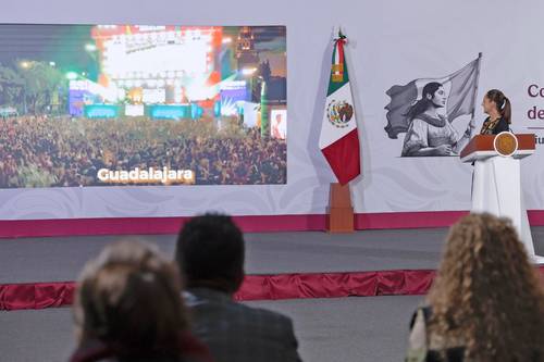 Nos gusta celebrar en colectividad: Sheinbaum