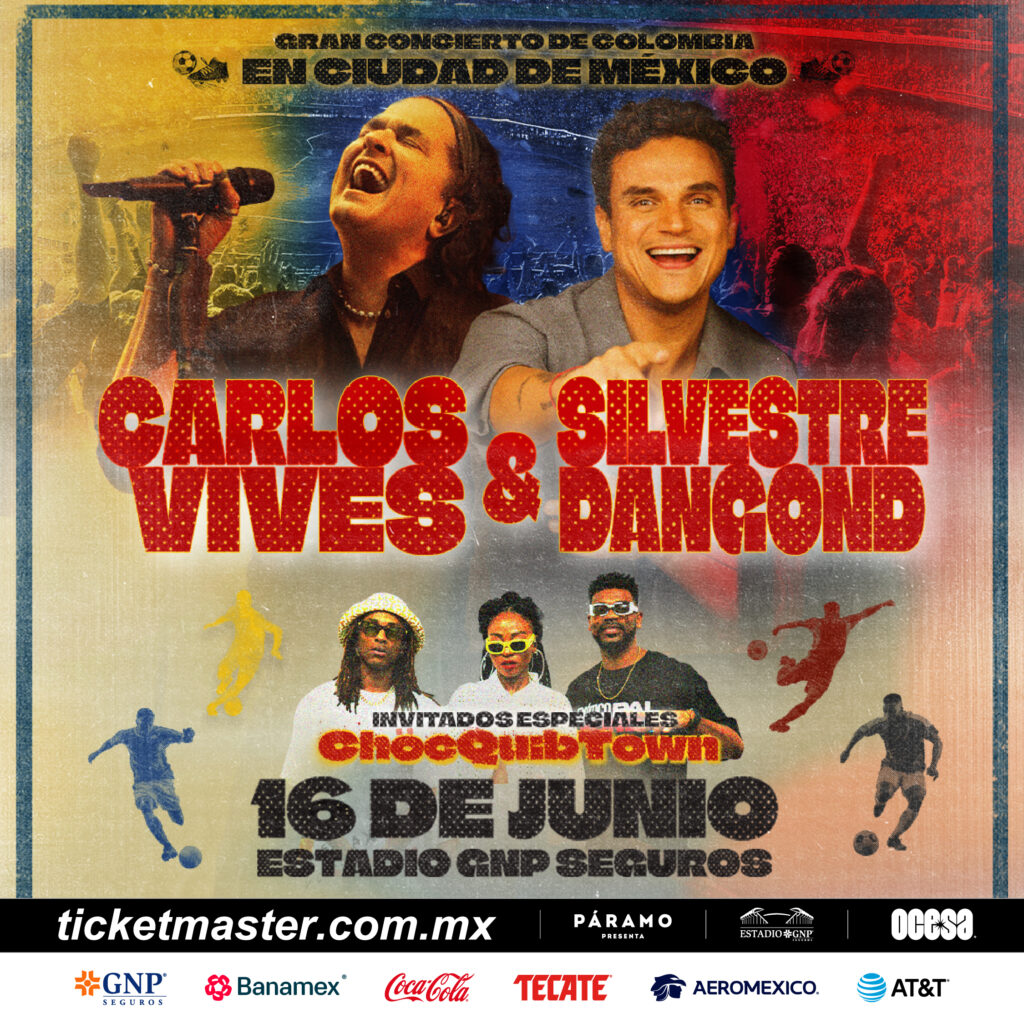 Ojito colombianos y amantes del vallenato: Carlos Vives y Silvestre Dangond darán tremenda fiesta en el Estadio GNP Seguros