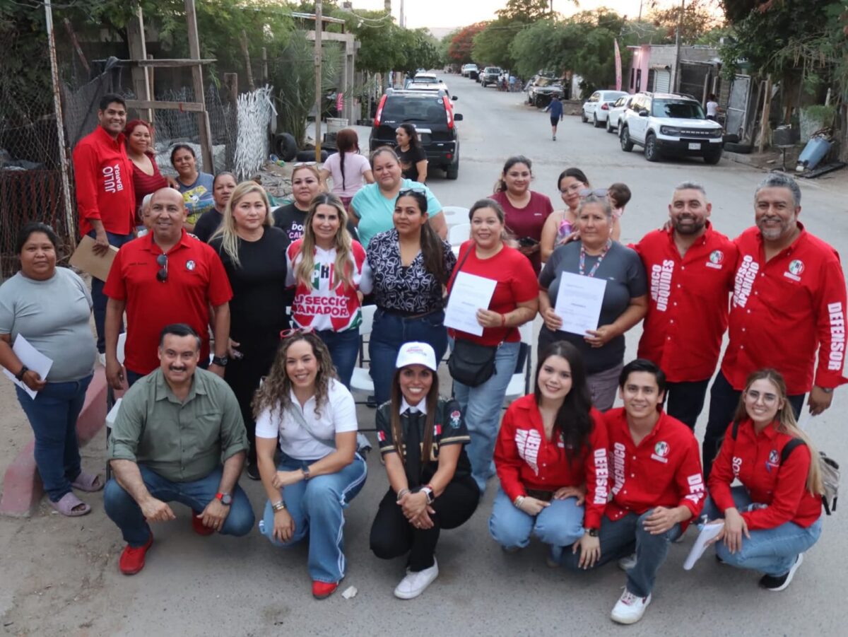 PRI toma protesta a comités seccionales en colonias del norte de Hermosillo