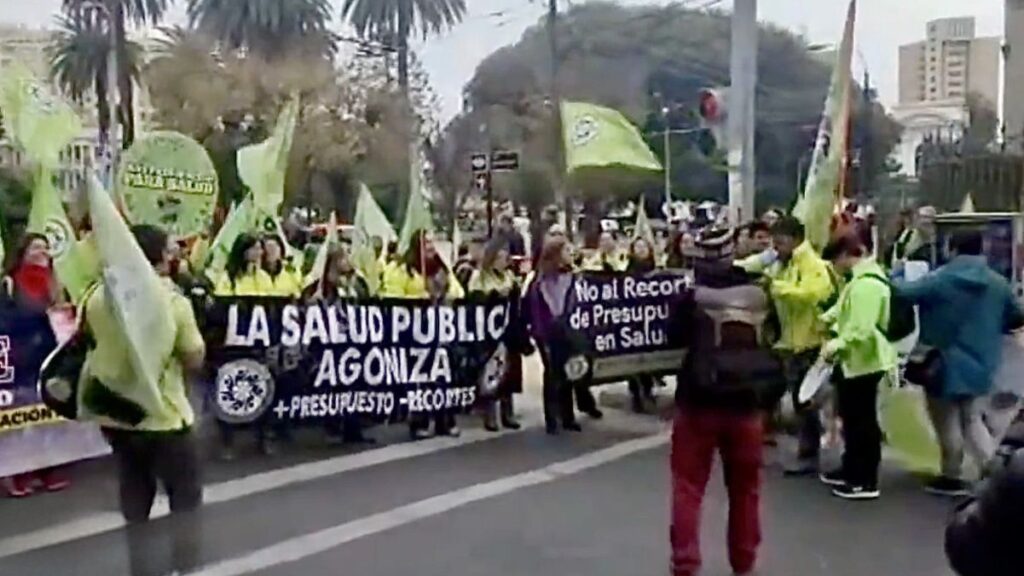 Protestas en Chile por recortes presupuestarios