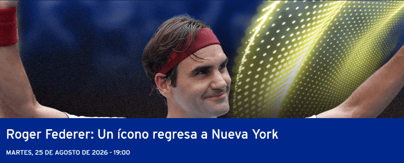 Roger Federer regresa al tenis en el próximo Abierto de Estados Unidos