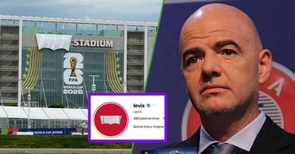 Si la vida te da limones… Levi’s cambia su logo luego de que la FIFA tapara su marca en un estadio del Mundial