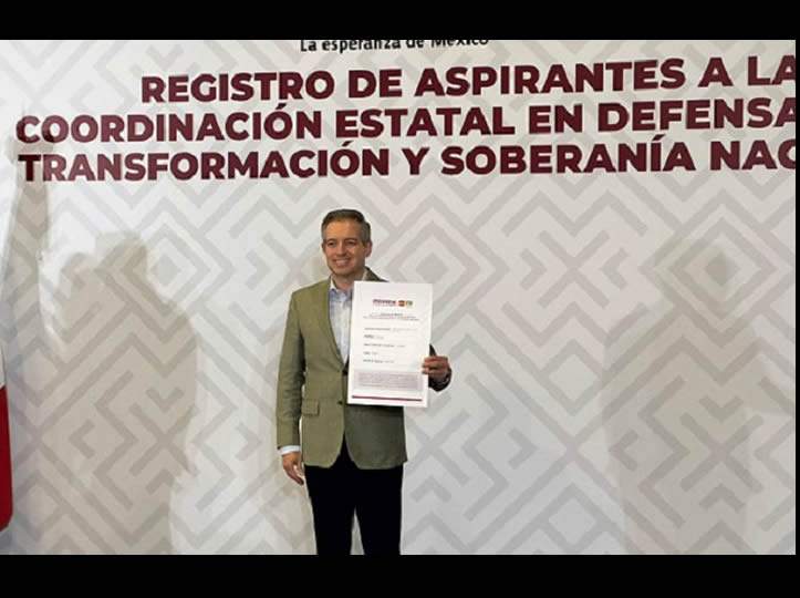 Sin contar con licencia o renuncia como diputado local, Omar del Valle sorprende con registro por la candidatura en el proceso de MORENA