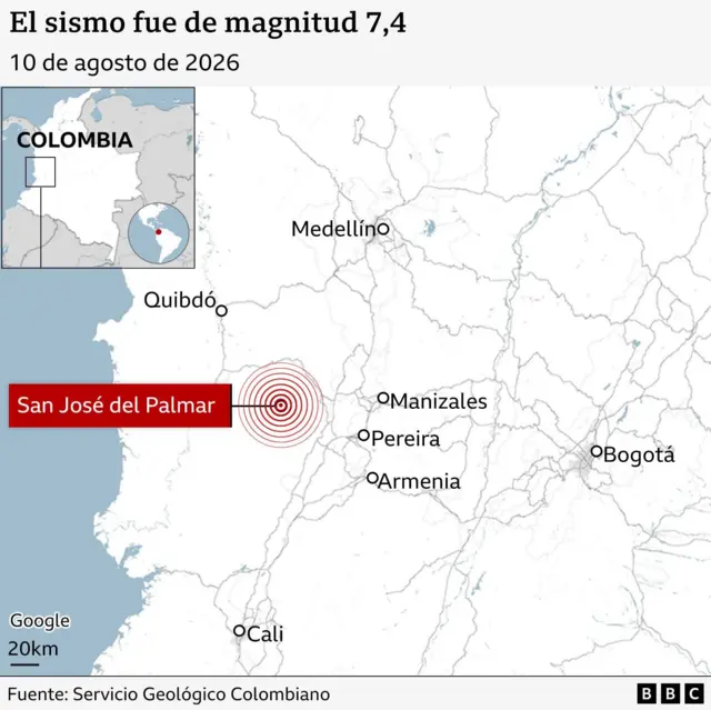 Los mapas y gráficos que muestran la magnitud y el impacto del potente terremoto en Colombia - Ilustración 3
