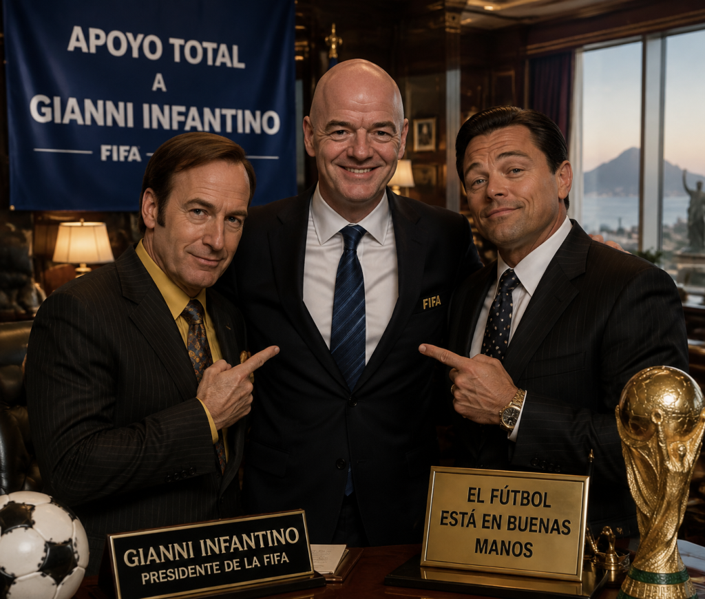 Gianni Infantino presume tener el apoyo de Waluigi, Saul Goodman y DiCaprio - Ilustración 1