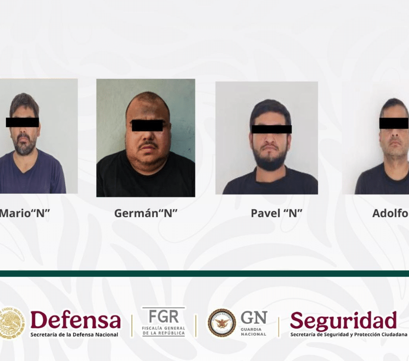 Detienen en Culiacán a cuatro presuntos integrantes de una célula de tráfico de armas de Los Chapitos - Ilustración 1