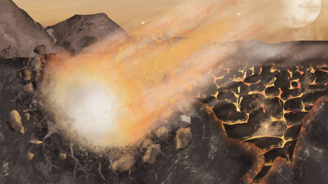 Un modelo físico cuestiona que los cometas fuesen clave en el origen de la vida en la Tierra - Ilustración 1