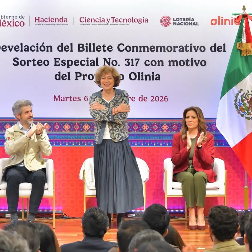 Lotería Nacional presenta billete conmemorativo dedicado a Olinia - Ilustración 1